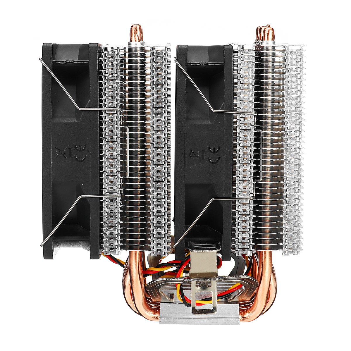 Aurora 3 Pin Double Fan 6 Copper Tube Dual Tower CPU Cooling Fan Cooler Heatsink for Intel AMD 5