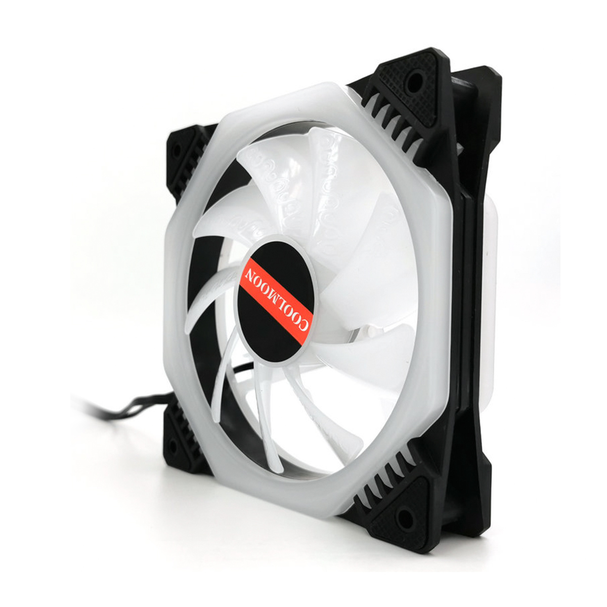 Find Computer PC Cooler Cooling Fan RGB LED Multicolor mode 12cm Quiet Chassis Fan for Sale on Gipsybee.com with cryptocurrencies