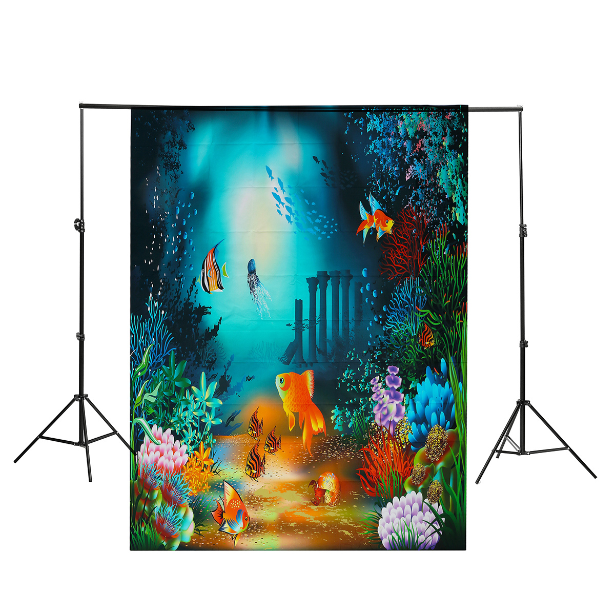 Find 3x5FT 8x10FT Flamingo Fish Unicorn Animals Photography Backdrop Studio Prop Background for Sale on Gipsybee.com with cryptocurrencies