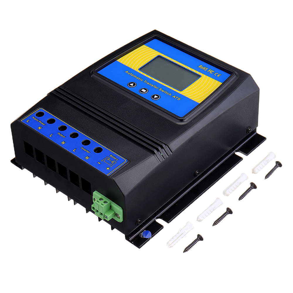 Find MoesHouse Automatic ATS Dual Power Transfer Switch Solar Charge Controller for Solar Wind System DC 12V 24V 48V AC 110V 220V on/off Grid for Sale on Gipsybee.com with cryptocurrencies