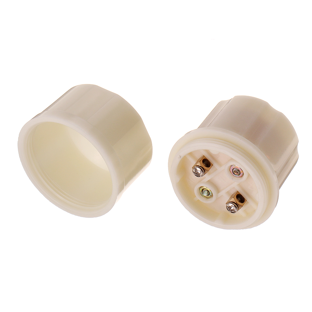 Find E27 6A Round Plastic Base Screw Light Socket Bulb Adapter Lamp Holder AC250V for Sale on Gipsybee.com with cryptocurrencies