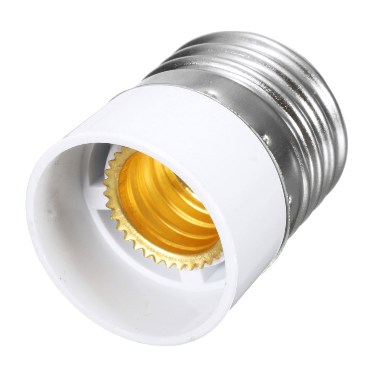 Find E27 to E14 Base LED Light Lamp Bulb Adapter Adaptor Converter Screw Socket Fit for Sale on Gipsybee.com with cryptocurrencies