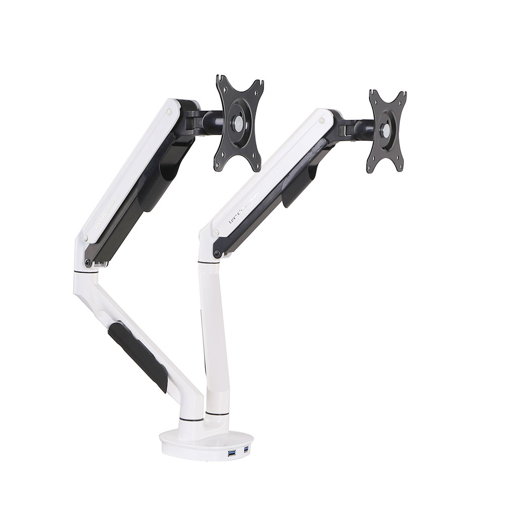 Find LOCTEK Single/ Dual Monitor Bracket Arms Monitor Mount Desktop Computer Stand 360 Degrees Rotating for 17 32 inch Computer for Sale on Gipsybee.com with cryptocurrencies