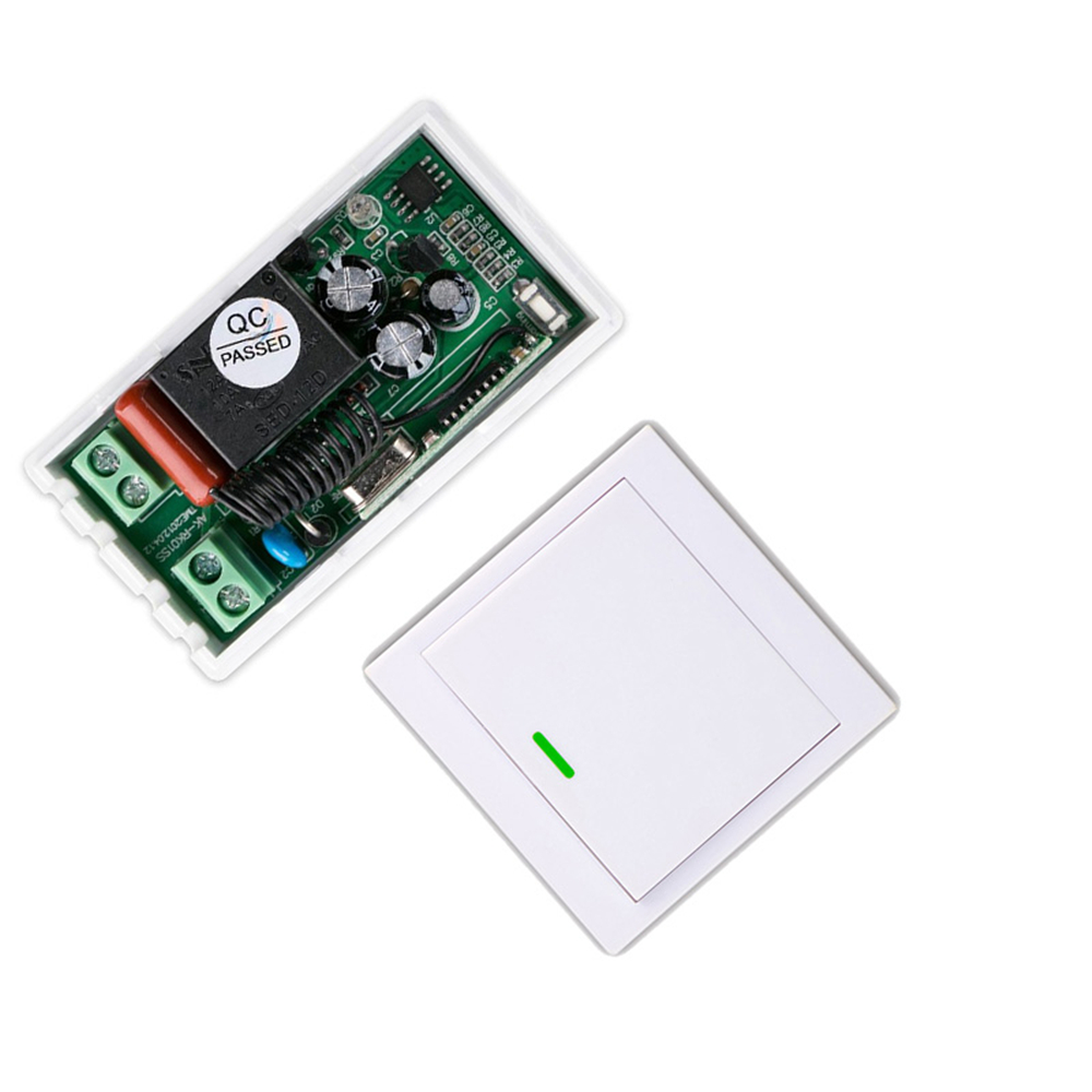 Find Bakeey 10A RF 433Mhz Wireless Wifi Remote Control Smart Switch Panel Dual Control Light Button Rocker Switch For Smart Home for Sale on Gipsybee.com with cryptocurrencies