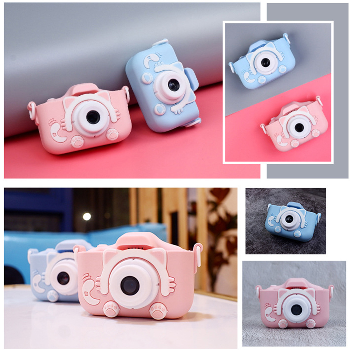 Find 8/13 Mega Pixels Children Mini Digital Camera 2 0 LCD/1080P HD Kids Toys Camcorder Gift for Sale on Gipsybee.com with cryptocurrencies