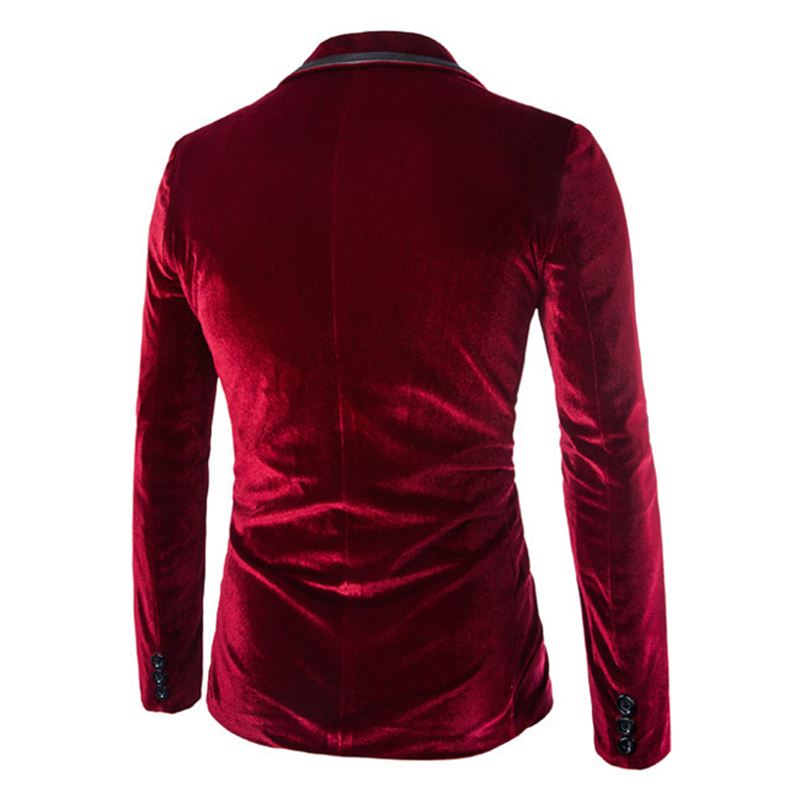 100% Cotton Corduroy Solid Color Long Sleeve Casual Blazers Business Suit
