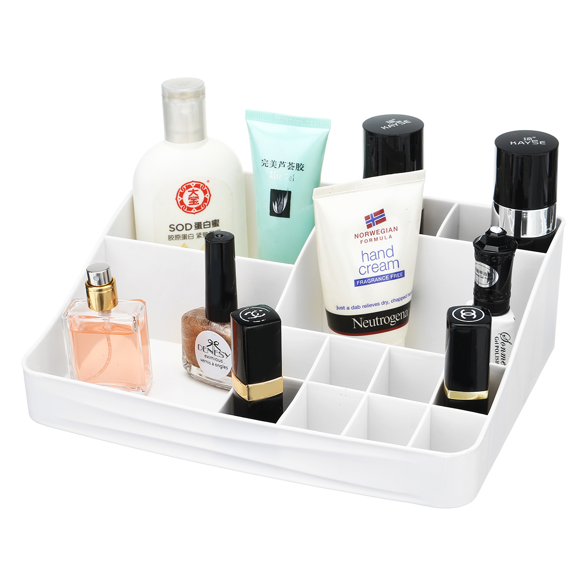 Plastic Cosmetic Box Drawer Makeup Organizer Makeup Desktop Storage Box Container Nail Casket Holder Jewelry Organizer Desktop Organizer—9