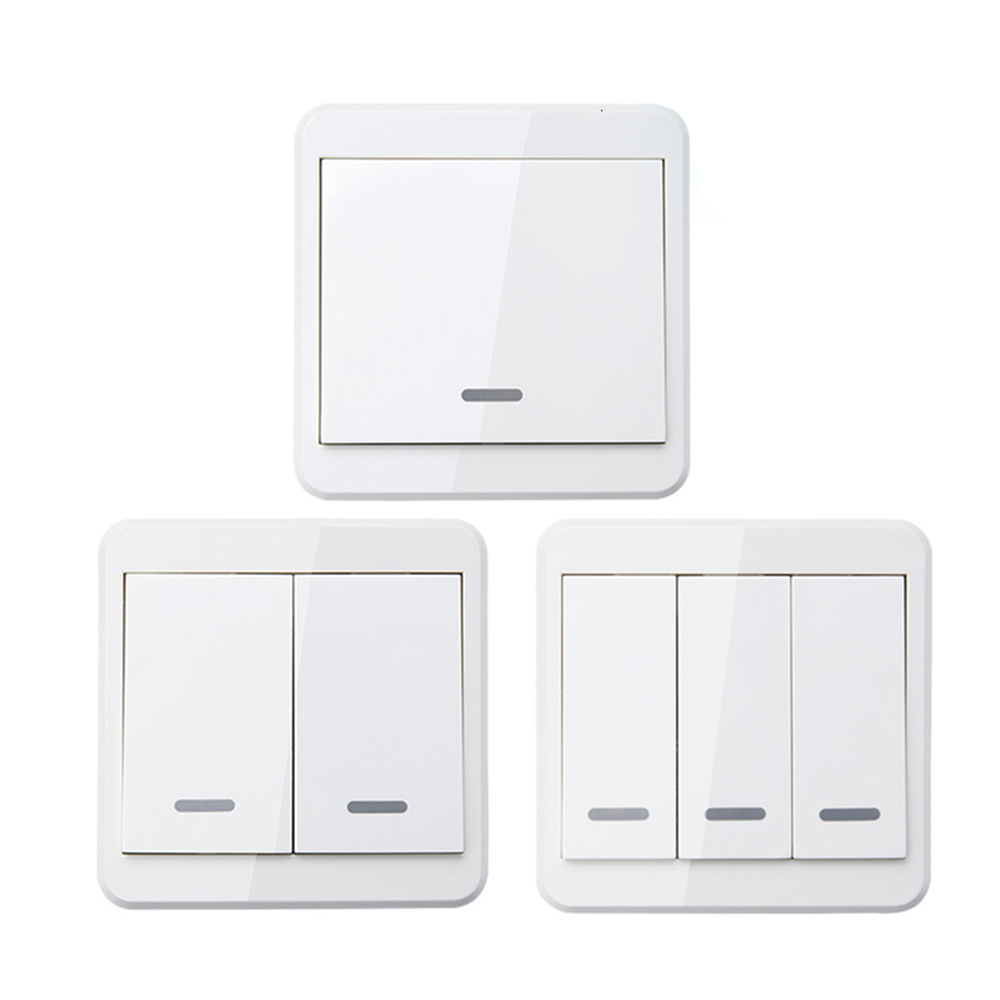 Find Bakeey 10A RF 433Mhz Wireless Wifi Remote Control Smart Switch Panel Dual Control Light Button Rocker Switch For Smart Home for Sale on Gipsybee.com with cryptocurrencies