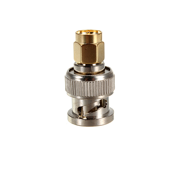 Find Alloy Steel BNC Male Plug To SMA Male Plug RF Adapter Connector for Sale on Gipsybee.com with cryptocurrencies