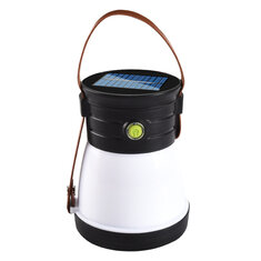 Đèn năng lượng mặt trời dùng cho cắm trại, đèn lều di động đa chức năng 4 chế độ, sạc qua cổng USB, đèn khẩn cấp cho cắm trại