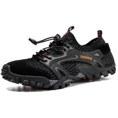 Pánské outdoorové brodící horolezecké boty s dutou síťovou povrchovou úpravou