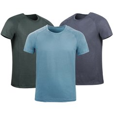[FROM XIAOMI YOUPIN] 7th Summer Men Short Sleeve Breathe Freely Flower Yarn Quick-drying Fitness Sport T-shirts
