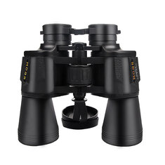 20x50 Binocular HD militar Potente telescopio óptico Gran aumento Porro Gran angular para al aire libre Caza