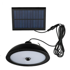 2200mAh solární venkovní světlo Pohybový senzor Vodotěsné nástěnné solární přístřeškové světlo pro nádvoří zahradní garáž