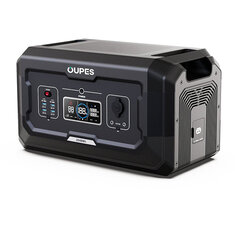[US Direct] OUPES S2 Pin thông minh phẩm cho mega 2, 2048Wh Pin LiFePO4 dự phòng, 0.6H để sạc đầy, Pin dự phòng cho sử dụng gia đình, Cúp điện, Cắm trại, Xe cắm trại