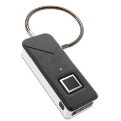 IPRee® 3.7V อัจฉริยะป้องกันการโจรกรรม USB ล็อคลายนิ้วมือ IP65 กันน้ำกระเป๋าเดินทางกระเป๋าเป้ความปลอดภัย