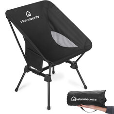 2 tragbare Campingstühle REITTIERE, faltbarer Rucksackstuhl mit Seitentasche zum Tragen, ultraleichter kompakter Strandstuhl zum Picknick, Wandern und Angeln