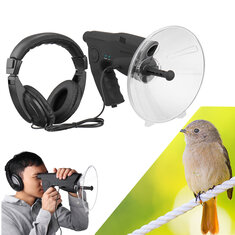 Microphone Parabolique Monoculaire X8 Oreille Longue Distance Oiseaux Écoute Télescope 200M