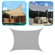 5x5m Oxford Cloth Sun Shade Segelzelt UV Schutzdach Regenschutz Outdoor Camping Garden