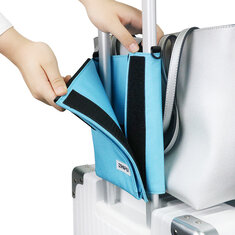 IPRee® Walizka turystyczna z wózkiem na zewnątrz, przenośna torba do przechowywania, aktówka z paskiem na bagaż