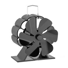 6-lopatkový ventilátor do krbu Mini ventilátor na kachle s tepelným pohonom Horák na drevo Ekologický ventilátor Tichý ventilátor do krbu Efektívna distribúcia tepla