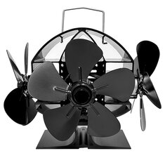 15 Blades Heat Powered Stove Fan Fireplace Heat Powered Eco-Friendly Fan Portable Heater Efficient Heat