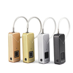 IPRee® 3.7V Smart Anti-Theft USB Fingerprint cerradura IP65 Impermeable Travel Maleta Equipaje Bolsa Candado de seguridad
