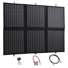 [EU Direct] Solar Panel Foldable 120W 12V Monocrystalline Cells Solar Charger Panel High Conversion Rate For Outdoor, RV, Travel