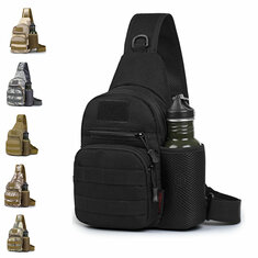 Bolsa Oxford Shoulder Bag impermeable EDC Sling Bag Bolsa táctica militar con múltiples bolsillos con cremallera para senderismo al aire libre.