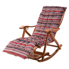 Coussin de chaise longue de jardin extérieur de 155x48x8 cm, plus épais et confortable pour remplacer le siège de la chaise.
