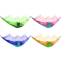 bbele hangmat met muggennet voor buiten van parachute nylon voor kamperen en reizen