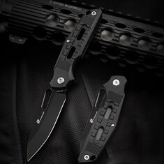 HX OUTDOORS Blade Tactical Folding EDC Knife Survival Multitool Utility Saber Tools Knife til Outdoor Camping Jagt