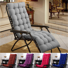 Dicker Stuhlkissen von 48 * 155CM auf beiden Seiten verfügbar, faltbar, geeignet für Schaukelstühle, Outdoor-Möbel, Strandstühle und Sonnenliegen.