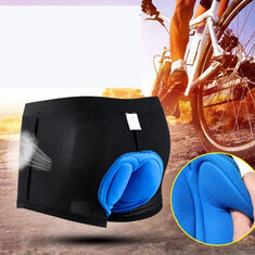 Pantalón de ciclismo para hombre, con gel 3D transpirable, a prueba de golpes, elástico, absorbente de sudor y con refuerzo para bicicleta y motocicleta