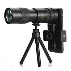 Télescope monoculaire HD Zoom puissant à faible vision nocturne 10-300X40 pour le camping, la chasse en plein air
