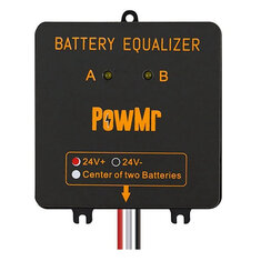 PowMr BE24 Égaliseur de batterie 24 V Système solaire Égaliseur de batterie au plomb Régulateur de cellule solaire en tandem Protection de la batterie