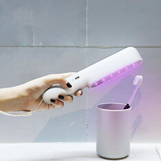 PRee Sterilizzatore ultravioletto Tasso di sterilizzazione del 99% Tipo-c Lampada LED portatile per casa, campeggio, mini astina di disinfezione portatile Luce da campeggio