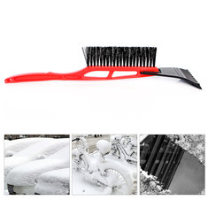 2 in 1 Eis Schneeschaufel Schaber Outdoor Winter Auto Fenster Clean Removal Brush Shovel