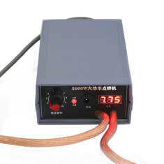 QSKJ 5000W Mini Punktschweißer Hochleistungs-Handspot-Schweißgerät für 18650 Batterie Schweißwerkzeuge für Nickelstreifen von 0.1/0.15/0.2/0.25mm Strom einstellbar von 0-800A