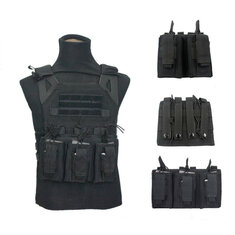 แว่นตากันแดด Tactical Molle Vest Bag Waist Bag EDC Tool Accessories Bag Storage Bag Outdoor Camping Hunting
