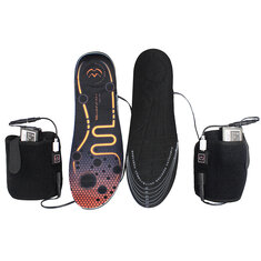 Erkekler ve kadınlar için kış kayak ayakkabısı ısıtmalı iç ayakkabıları bilek atelleri ile batarya ile çalışan şarj edilebilir ısıtıcı tabanlık 1 çift