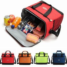 Large Insulated Cooler Cool Bag Outdoor Camping Picnic Lunch Shoulder Hand Bag