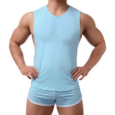 Ανδρικό σορτς γιλέκο Σετ μπλουζάκι Jogging Sport Breathable Quick Dry Top Fitness Home Φορέματα ύπνου