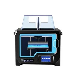 QIDI® X-Pro Dual Extruder 3D Printer Double Color Printing 200*150*150mm Printing Size Support WIFI Connection