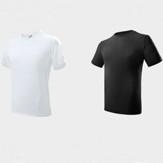 [Nouvelle sortie 2023] T-shirt de sport Supield Cool Feeling 86% nylon Confortable, respirant, élastique, léger, design à col rond pour exercice en plein air, voyages à vélo