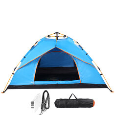 3-4 ember teljesen automatikus kemping sátor vízálló Összecsukható szabadban túrázás