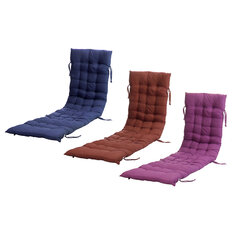 Dikke tuin schommelstoel bekleding kussen 48x170CM, opvouwbaar, dubbelzijdig voor buiten en strandstoel.