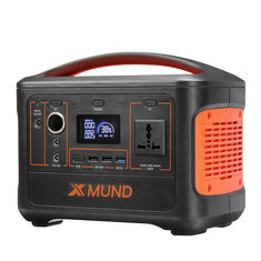 XMUND XD-PS10 500W (csúcs 1000w) kemping áramfejlesztő 568WH 153600mAh Power Bank LED zseblámpák kültéri sürgősségi áramforrás doboz