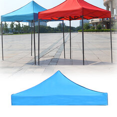 3x3m 420D Oxford Camping Tent Top Cover Awning Top Cover Waterproof UV Protection Garden Patio Tent Sunshade Canopy