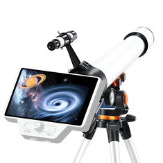 Oculaire de télescope numérique 2K 1080P avec écran HD de 5 pouces, appareil photo sans fil pour cadeau, éducation, intéressant appareil photo haute définition.
